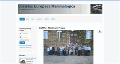 Desktop Screenshot of european-mammals.org