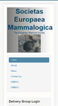 Mobile Screenshot of european-mammals.org